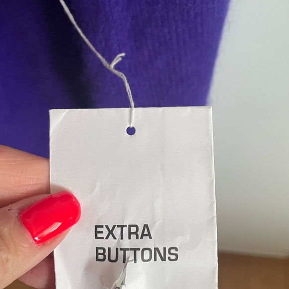 Moda International Purple Women's Cardigan L - Picture 7 of 7